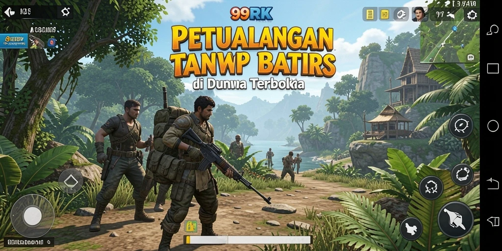 Gameplay 99RK menampilkan petualangan seru di dunia terbuka.