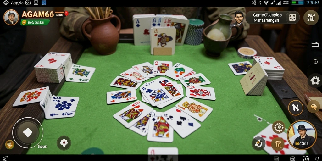 Tampilan awal AGAM66 dengan gameplay Gaple yang menarik.
