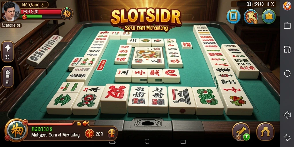 Screenshot gameplay <strong>SLOTSIDR</strong> yang menampilkan aksi seru permainan Mahjong.